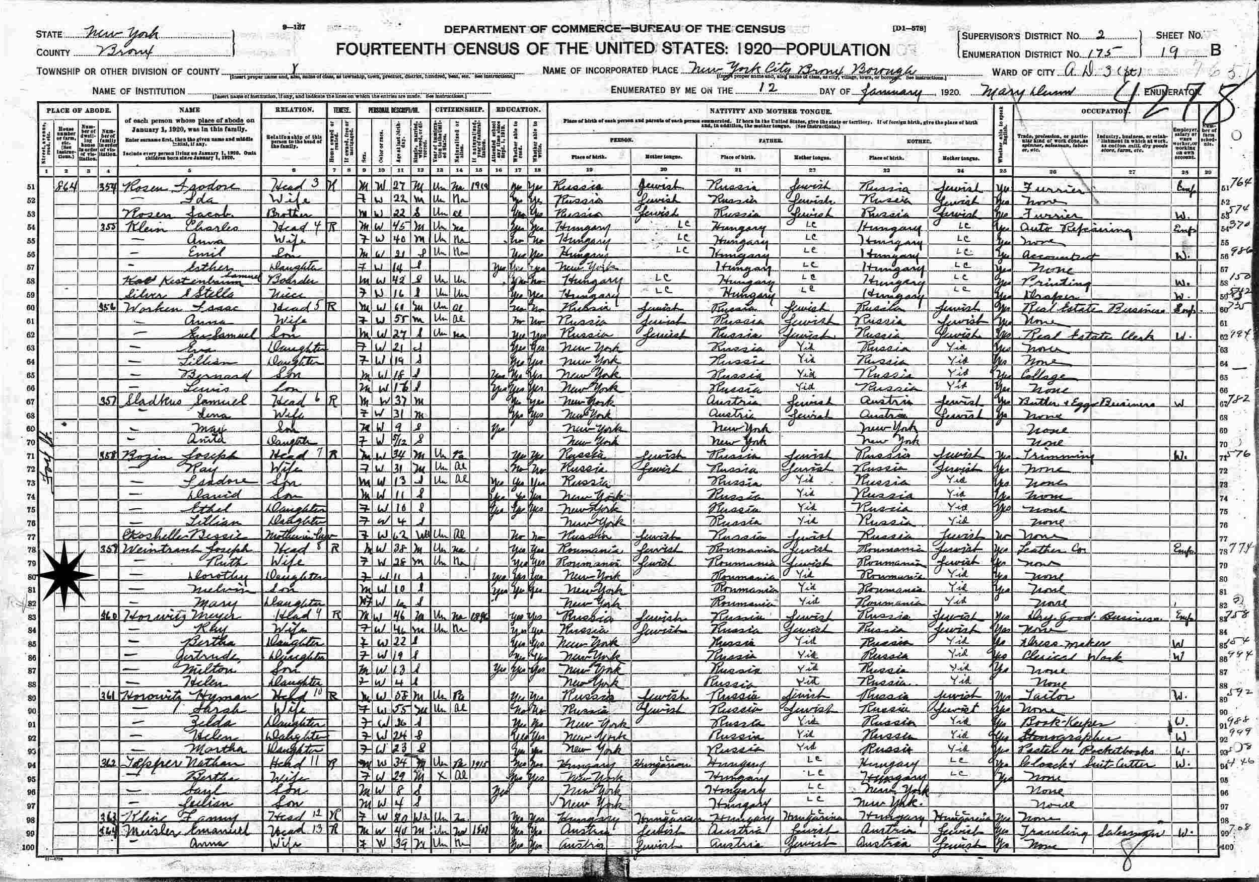 1925 new york census free